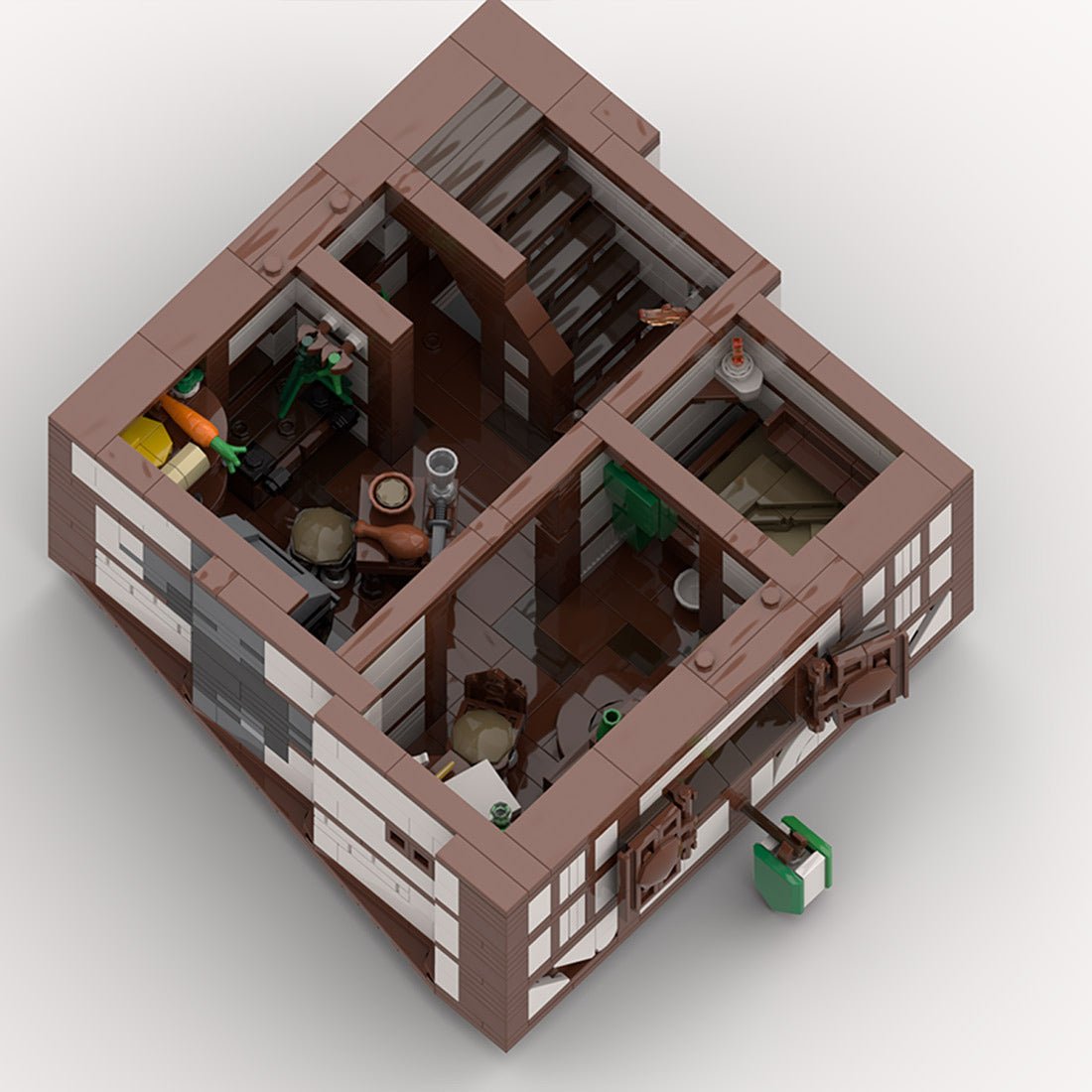 Medieval Taylorsgreen Village Tailoring Shop Building Blocks - LesDiy - Building Blocks