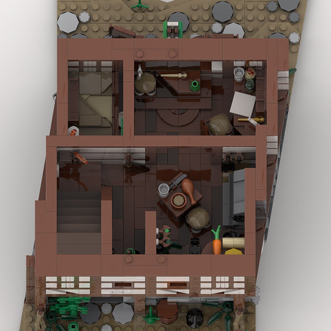 Medieval Taylorsgreen Village Tailoring Shop Building Blocks - LesDiy - Building Blocks