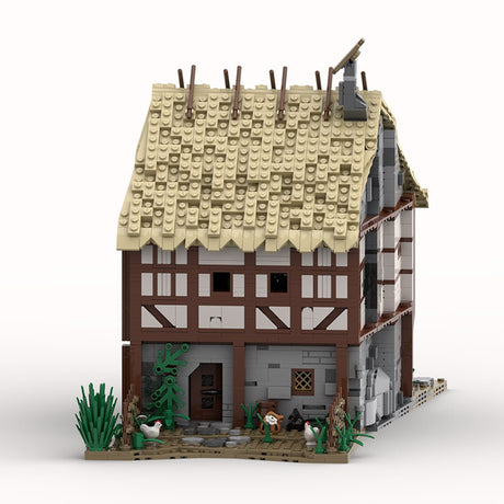 Medieval Taylorsgreen Village Tailoring Shop Building Blocks - LesDiy - Building Blocks