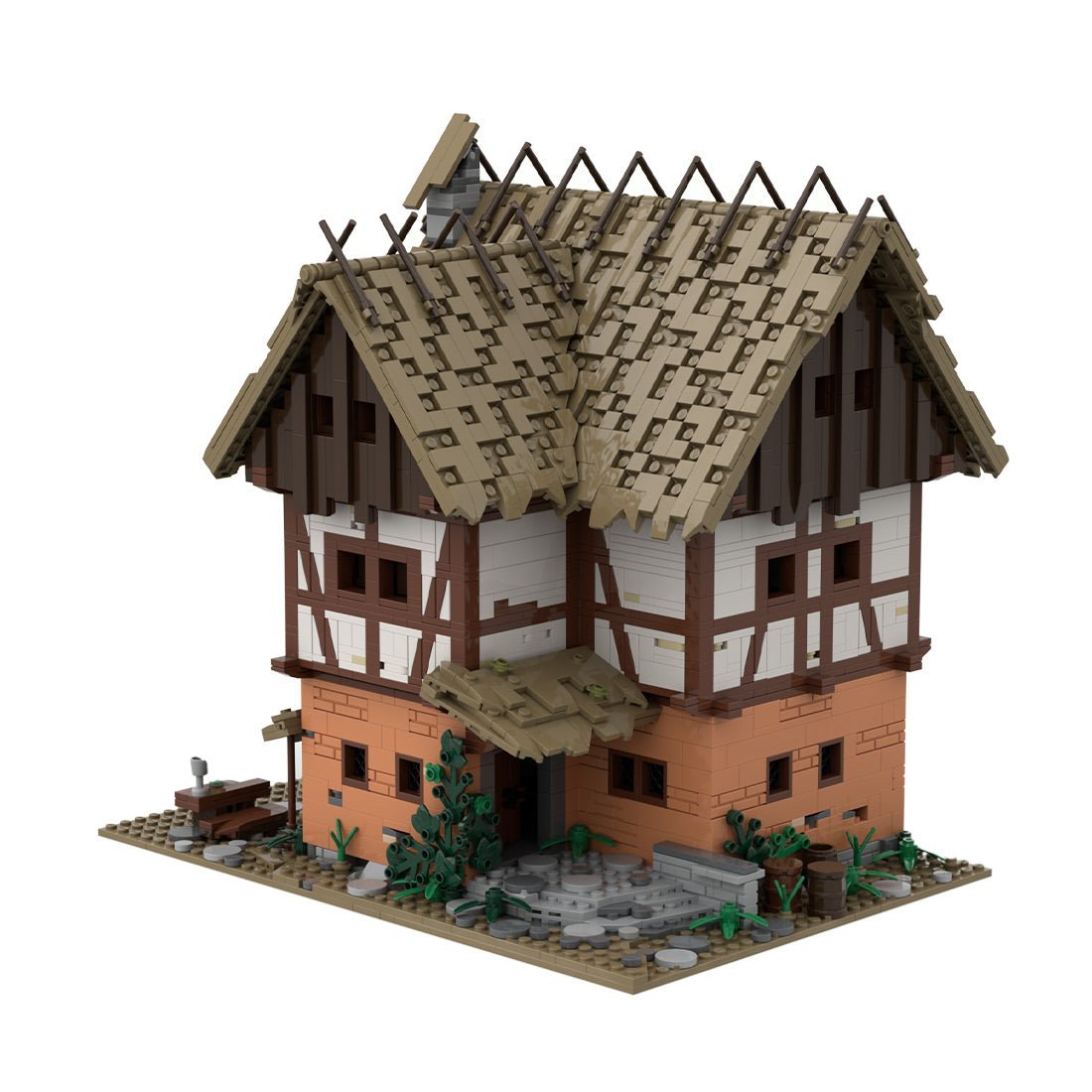Medieval Taylorsgreen Village Tavern Inn Assembly Toy Building Blocks - LesDiy - Building Blocks