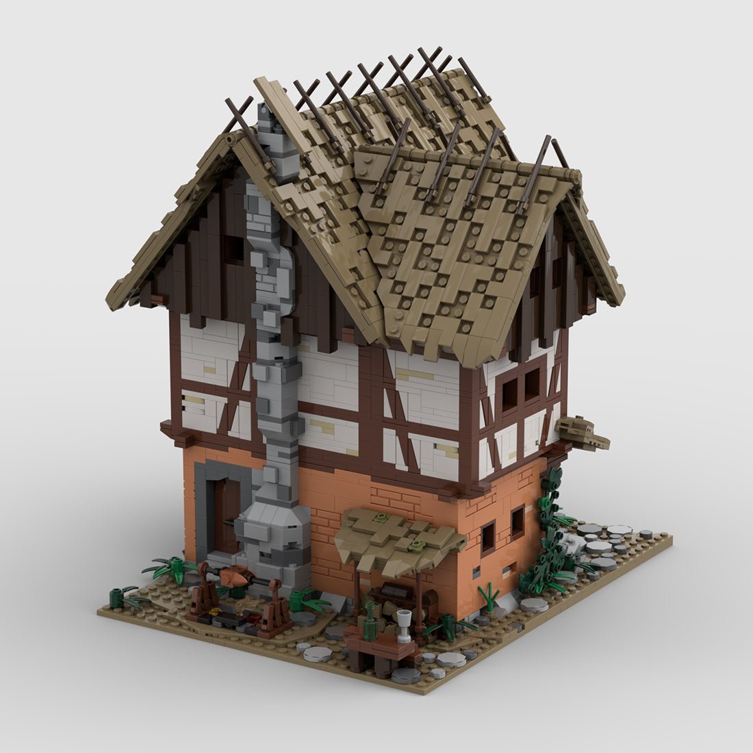 Medieval Taylorsgreen Village Tavern Inn Assembly Toy Building Blocks - LesDiy - Building Blocks