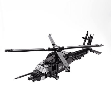 MH60M Black Hawk Military Copter Building Blocks - LesDiy - Building Blocks