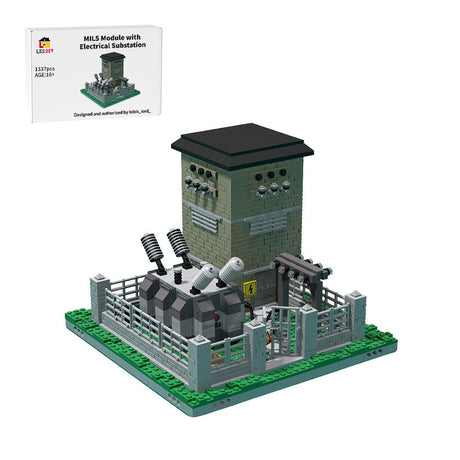 MILS Electrical Substation Building Blocks-LesDiy-MOC-