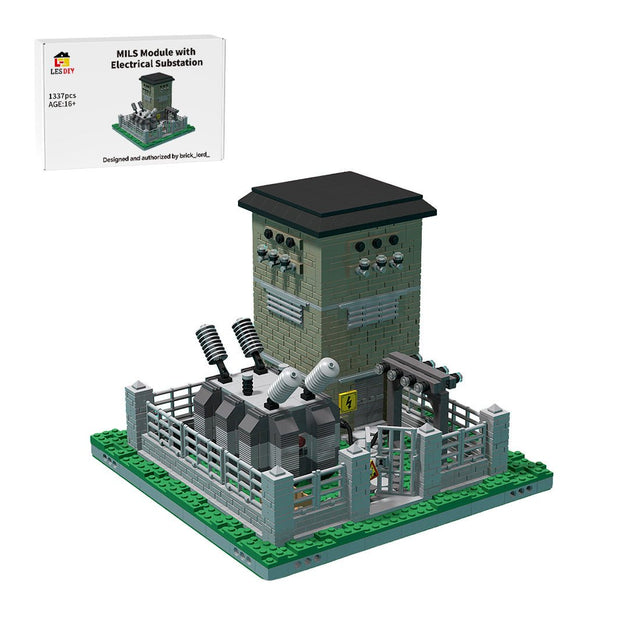 MILS Electrical Substation Building Blocks-LesDiy-MOC-
