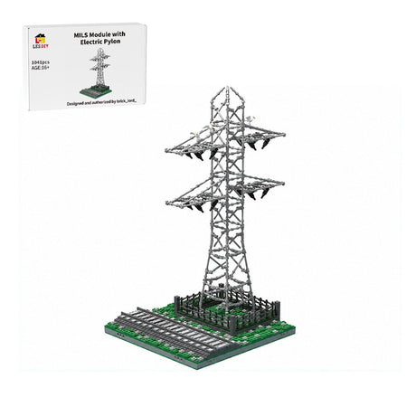 MILS High-Voltage Transmission Tower Building Blocks-LesDiy-MOC-