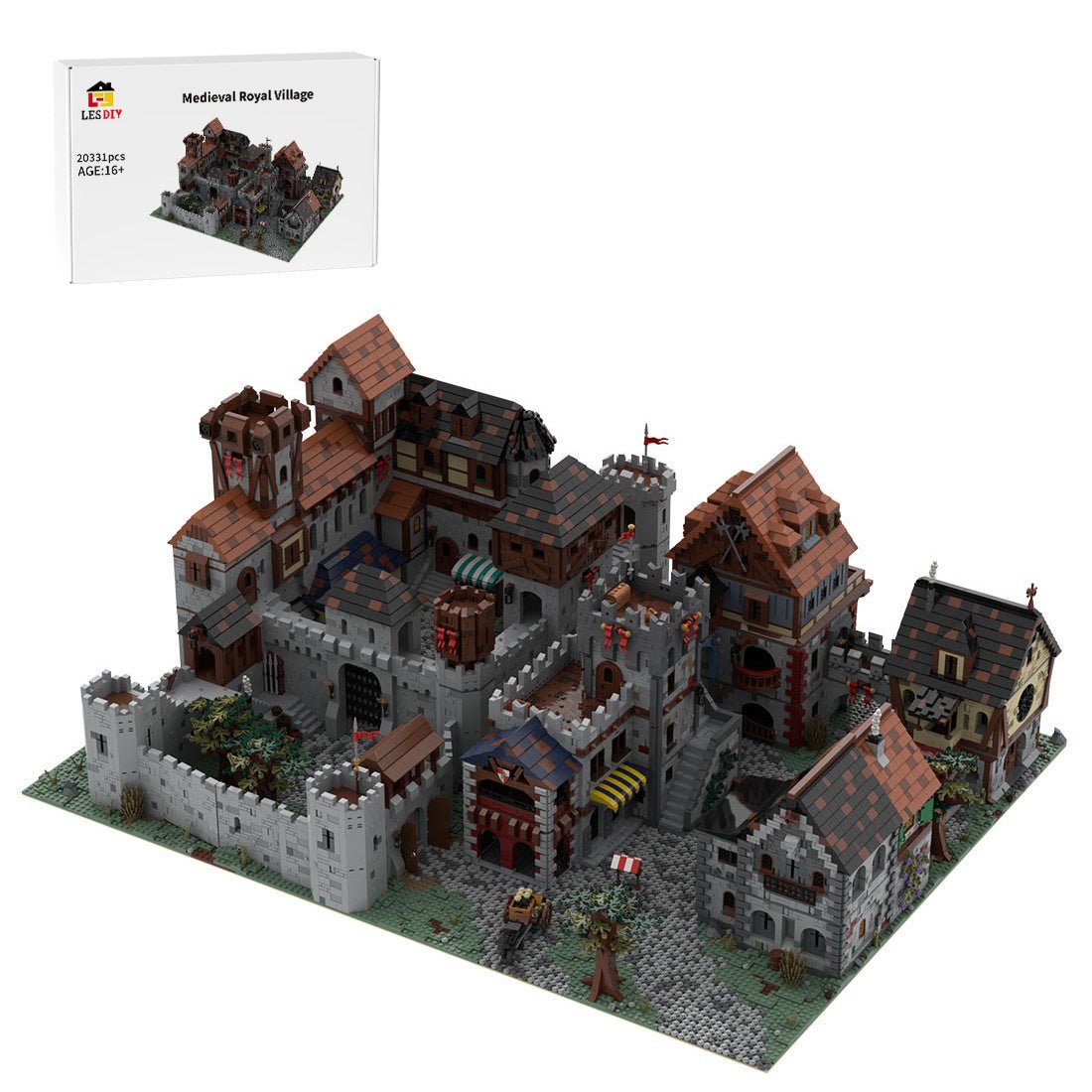 MOC - 100133 Medieval Royal Village - LesDiy - 