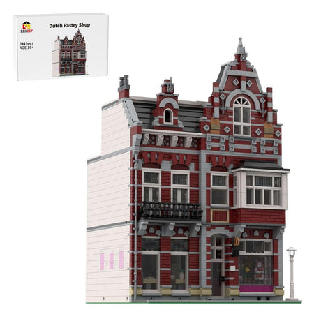 MOC - 100704 Dutch Pastry Shop Modular Building - LesDiy - 