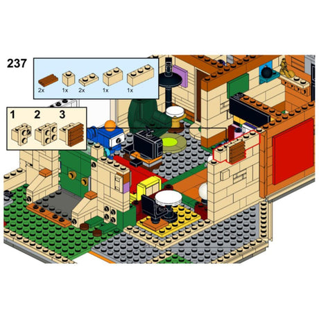 MOC - 100761 Sitcomplex - Sesame Street Daycare Building Blocks - LesDiy - 