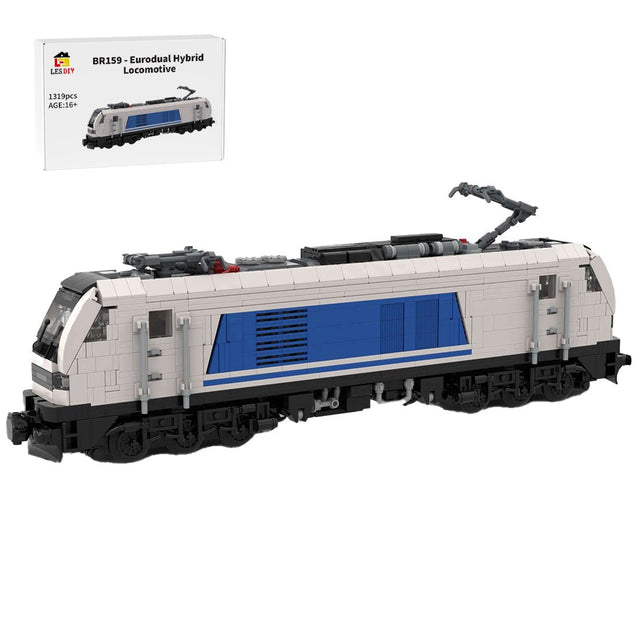 MOC - 102558 BR 159 - Eurodual Hybrid Locomotive Building Blocks - LesDiy - MOC