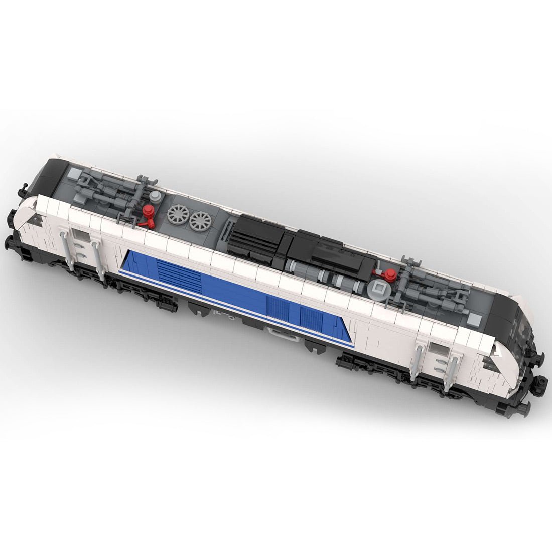MOC - 102558 BR 159 - Eurodual Hybrid Locomotive Building Blocks - LesDiy - MOC