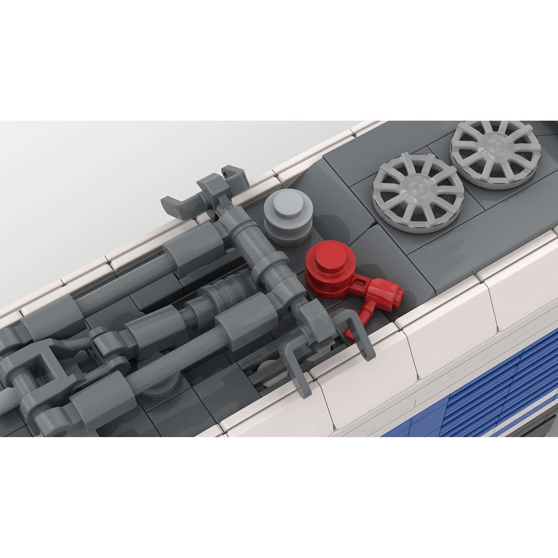 MOC - 102558 BR 159 - Eurodual Hybrid Locomotive Building Blocks - LesDiy - MOC