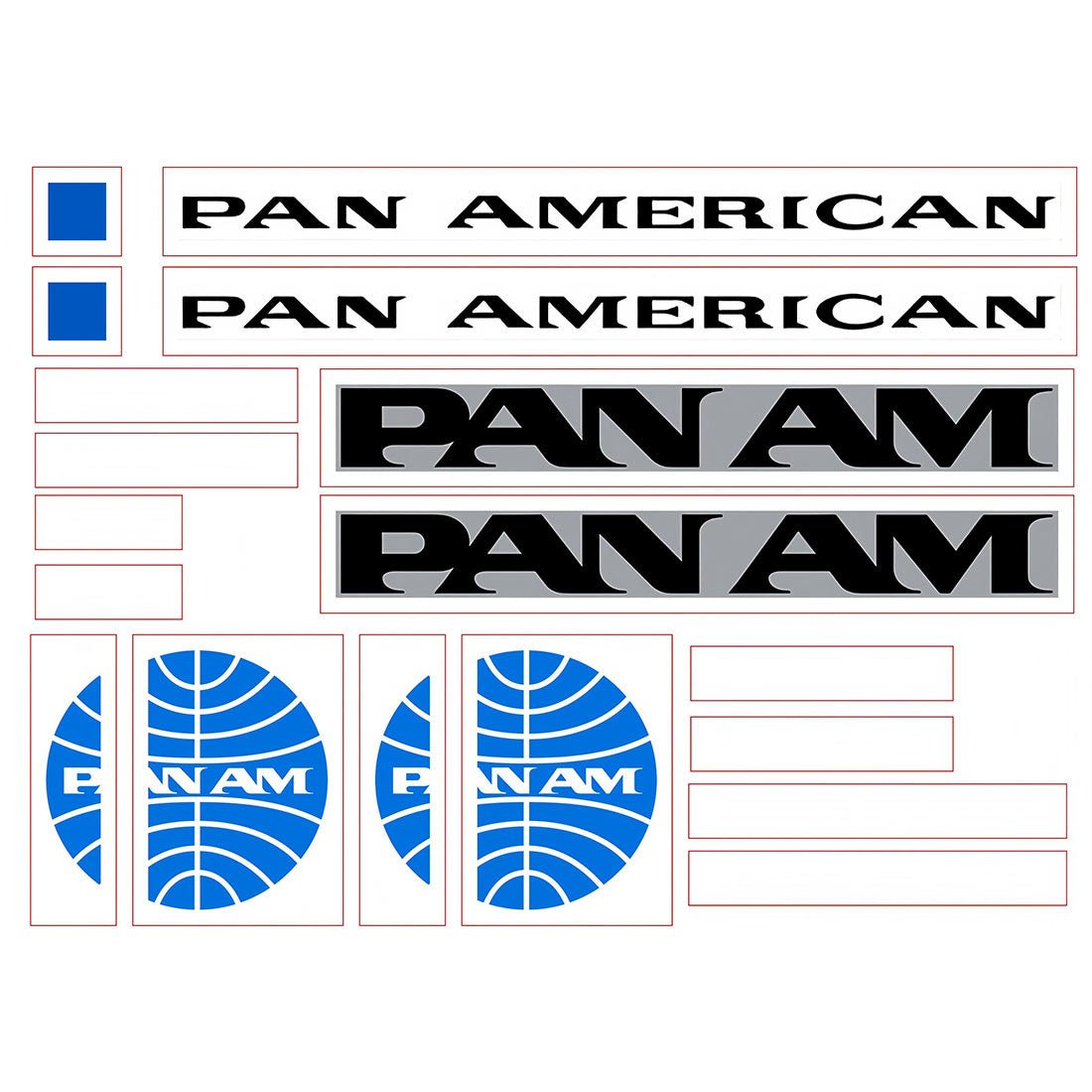 MOC - 103406 Boeing 707 - Pan Am Building Blocks - LesDiy - Building Blocks