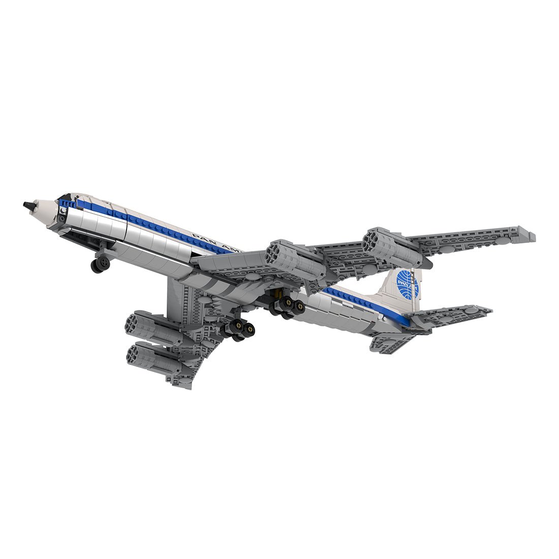 MOC - 103406 Boeing 707 - Pan Am Building Blocks - LesDiy - Building Blocks