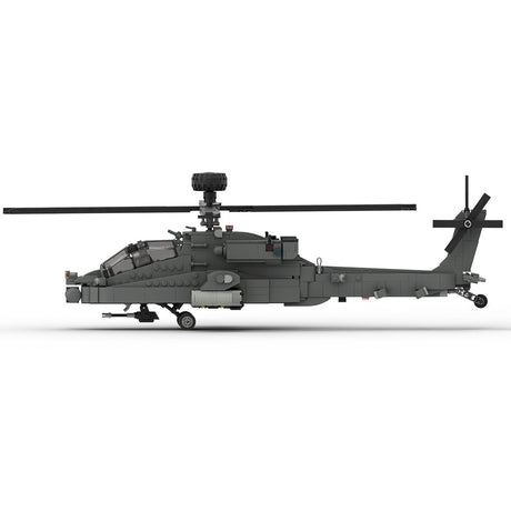 MOC-104169 AH-64 Apache Attack Helicopter Building Blocks-LesDiy-MOC-
