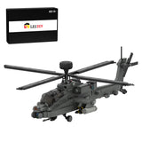 MOC-104169 AH-64 Apache Attack Helicopter Building Blocks-LesDiy-MOC-