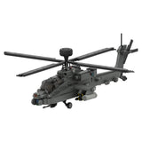 MOC-104169 AH-64 Apache Attack Helicopter Building Blocks-LesDiy-MOC-