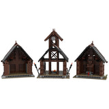 MOC - 104429 The Viking God House Medieval Building Blocks - LesDiy - 