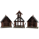 MOC - 104429 The Viking God House Medieval Building Blocks - LesDiy