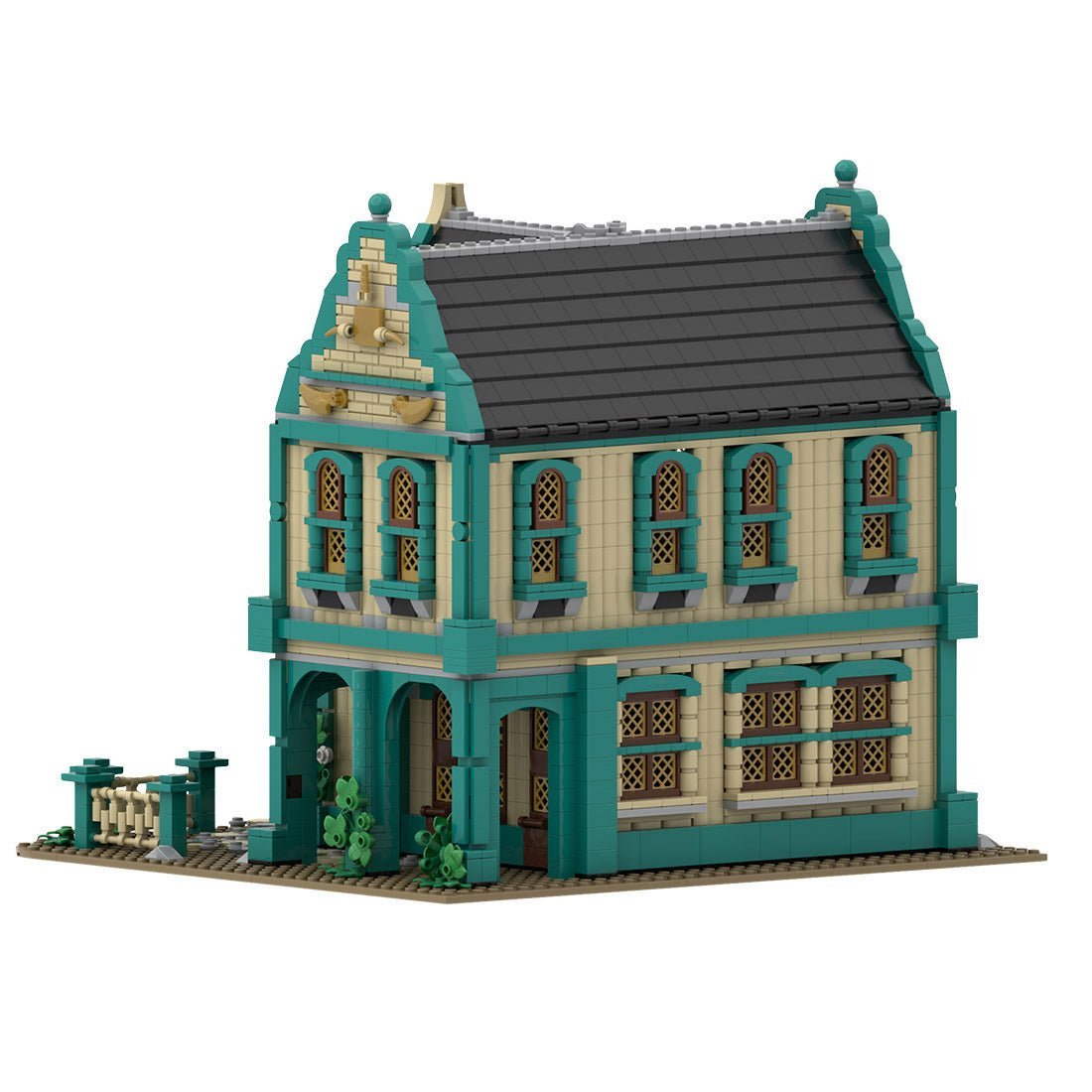MOC - 105517 Colonial Bath House - LesDiy - 