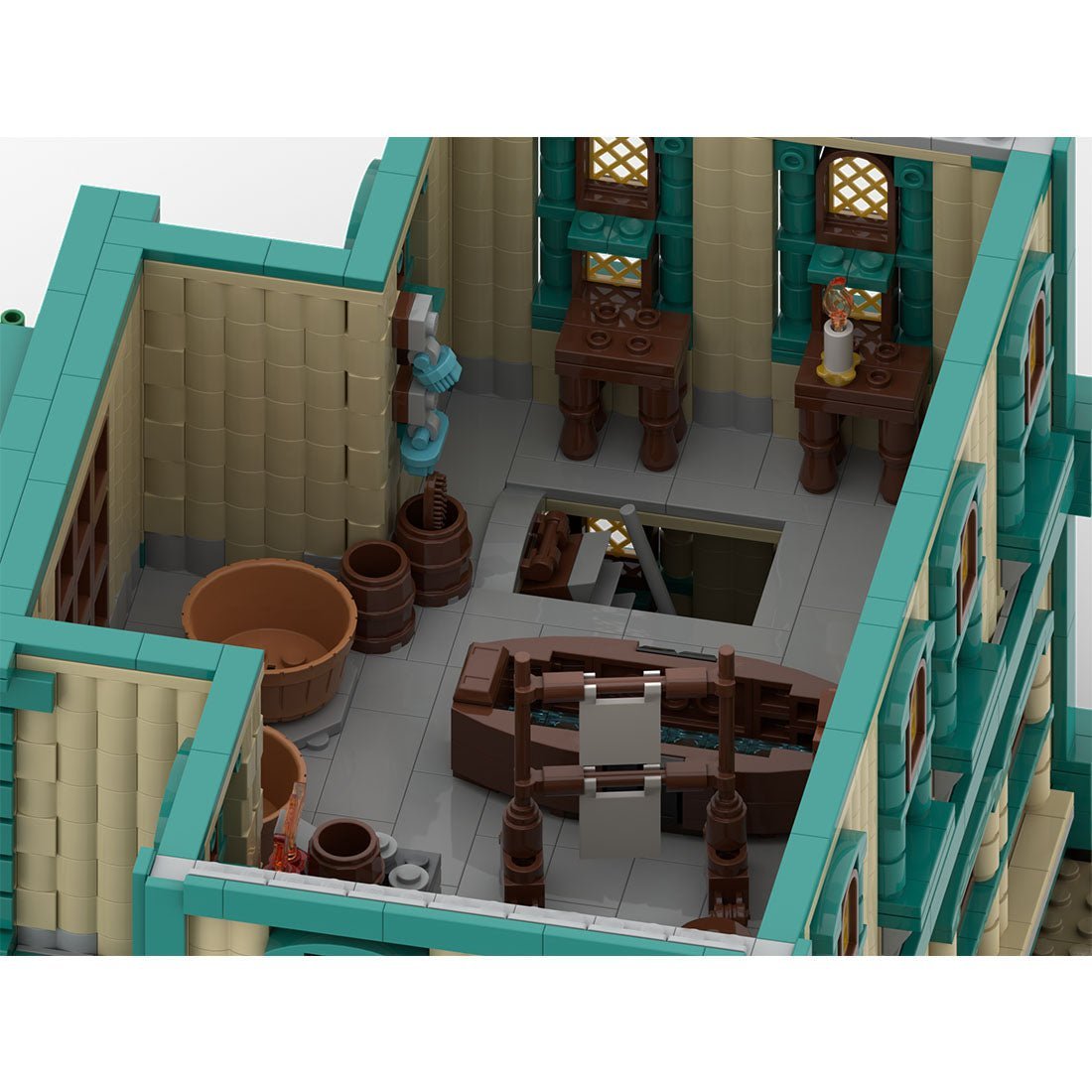 MOC - 105517 Colonial Bath House - LesDiy - 