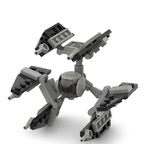MOC - 106414 TIE - Defender Sci - Fi Spacecraft Building Blocks - LesDiy - 