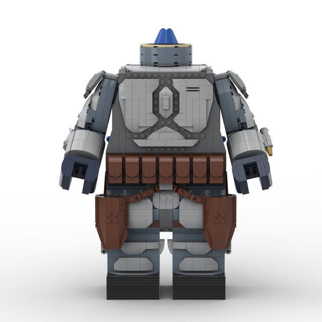 MOC - 107552 Giant Jango Fett Figure Building Blocks - LesDiy - 