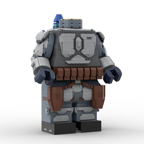 MOC - 107552 Giant Jango Fett Figure Building Blocks - LesDiy - 