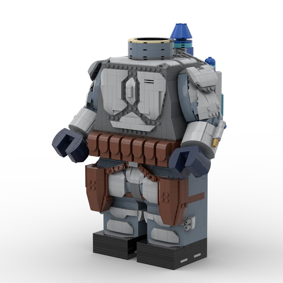 Jango Block MOC-107552 Giant Jango Fett Figure Building Blocks | LesDiy