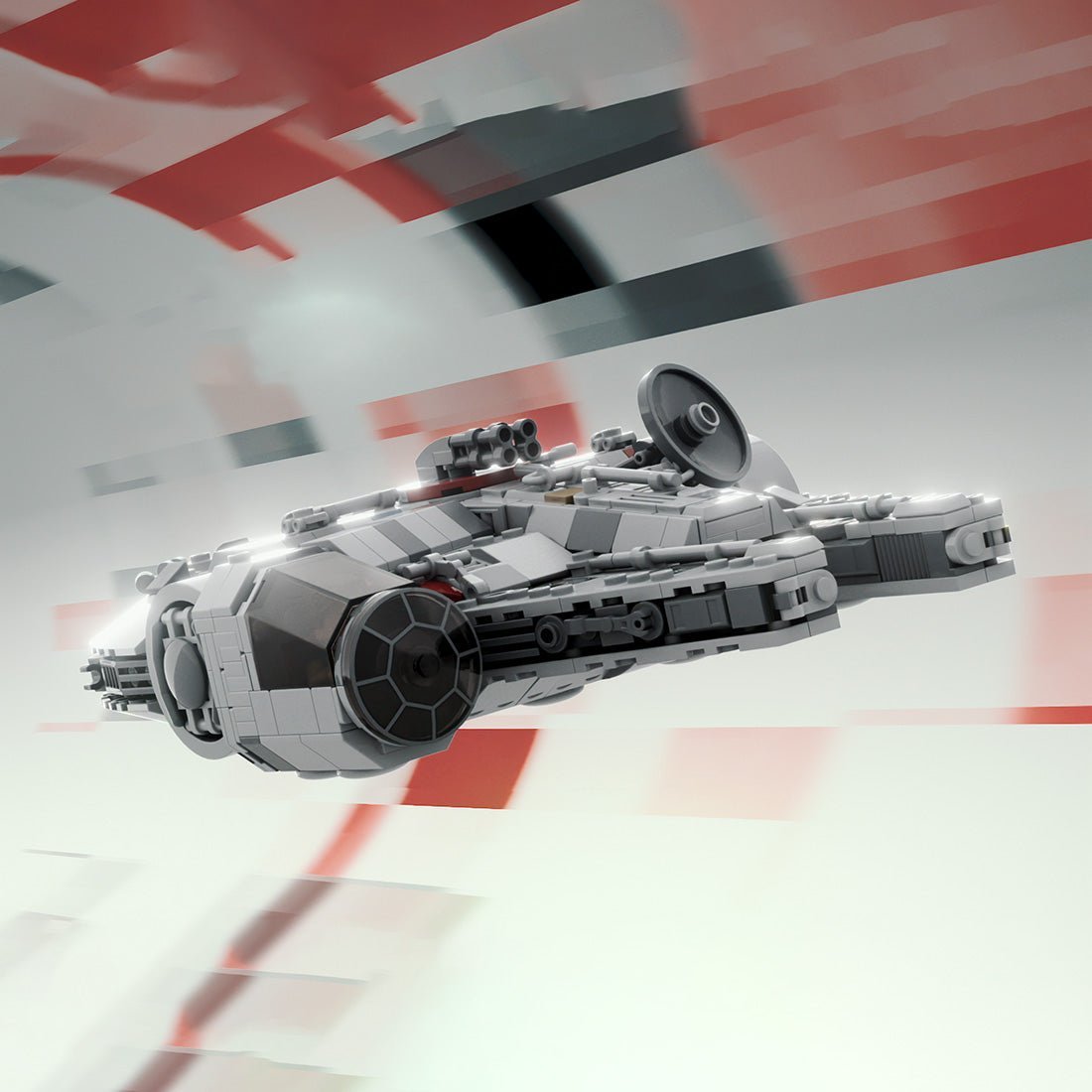 MOC - 108207 Sci - fi Medium Millennium Falcon - LesDiy - 