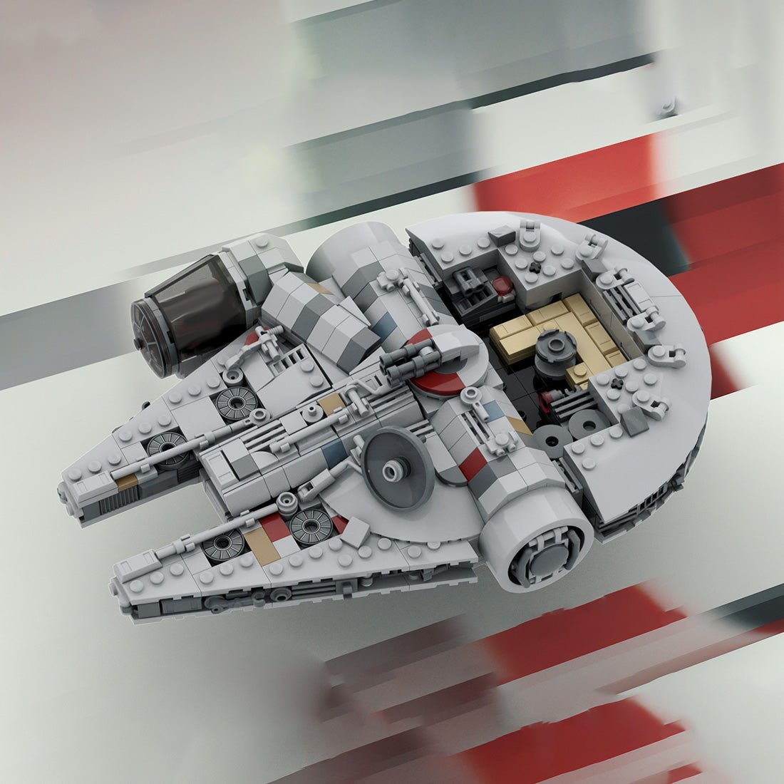 MOC - 108207 Sci - fi Medium Millennium Falcon - LesDiy - 