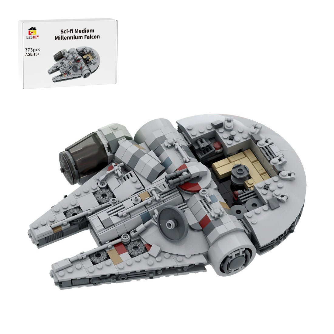 MOC-108207 Sci-fi Medium Millennium Falcon | LesDiy