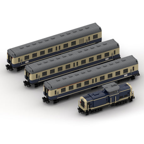 MOC - 108365 V100 Regional Train Model - LesDiy - Locomotive