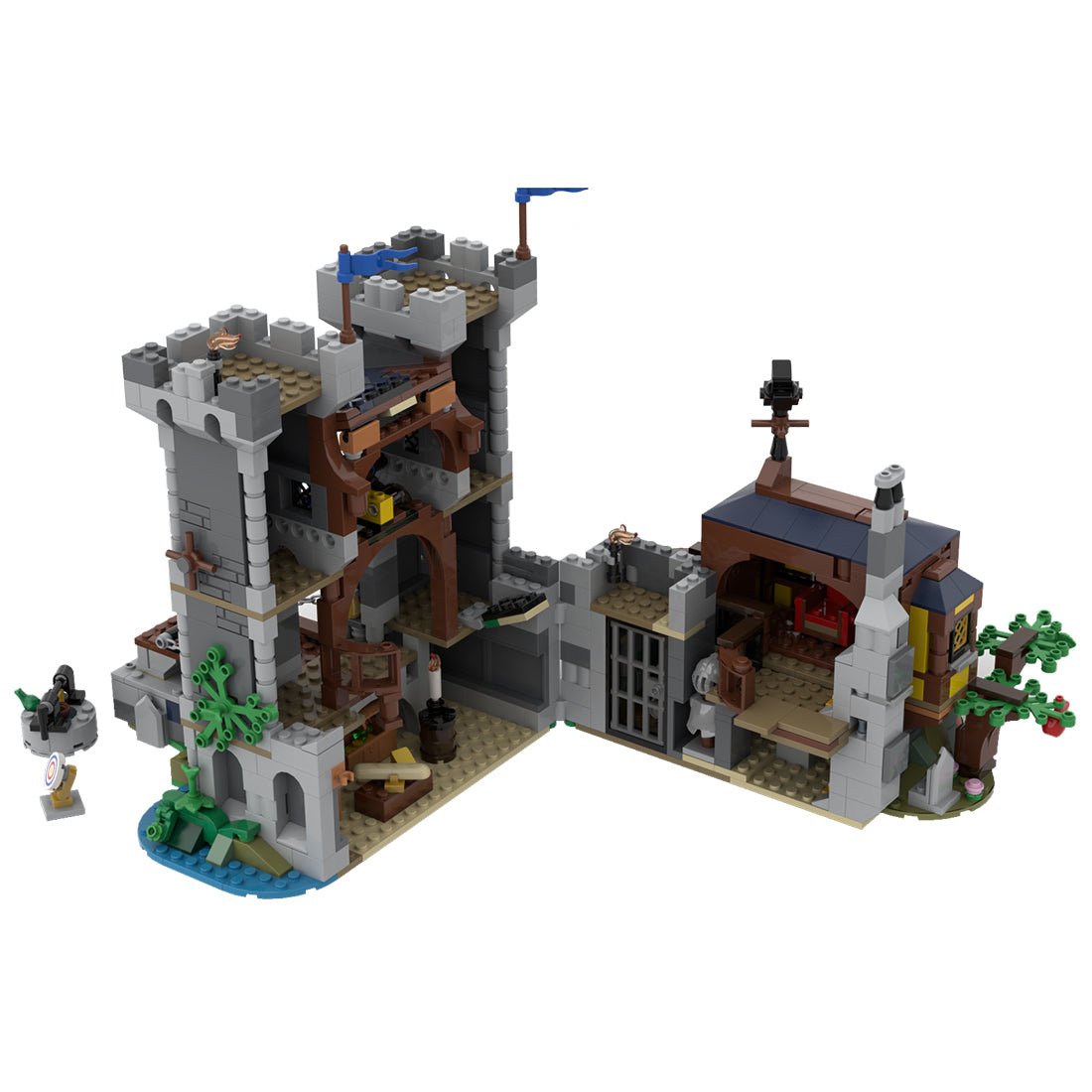 MOC-108731 Black Falcon's Fort | LesDiy
