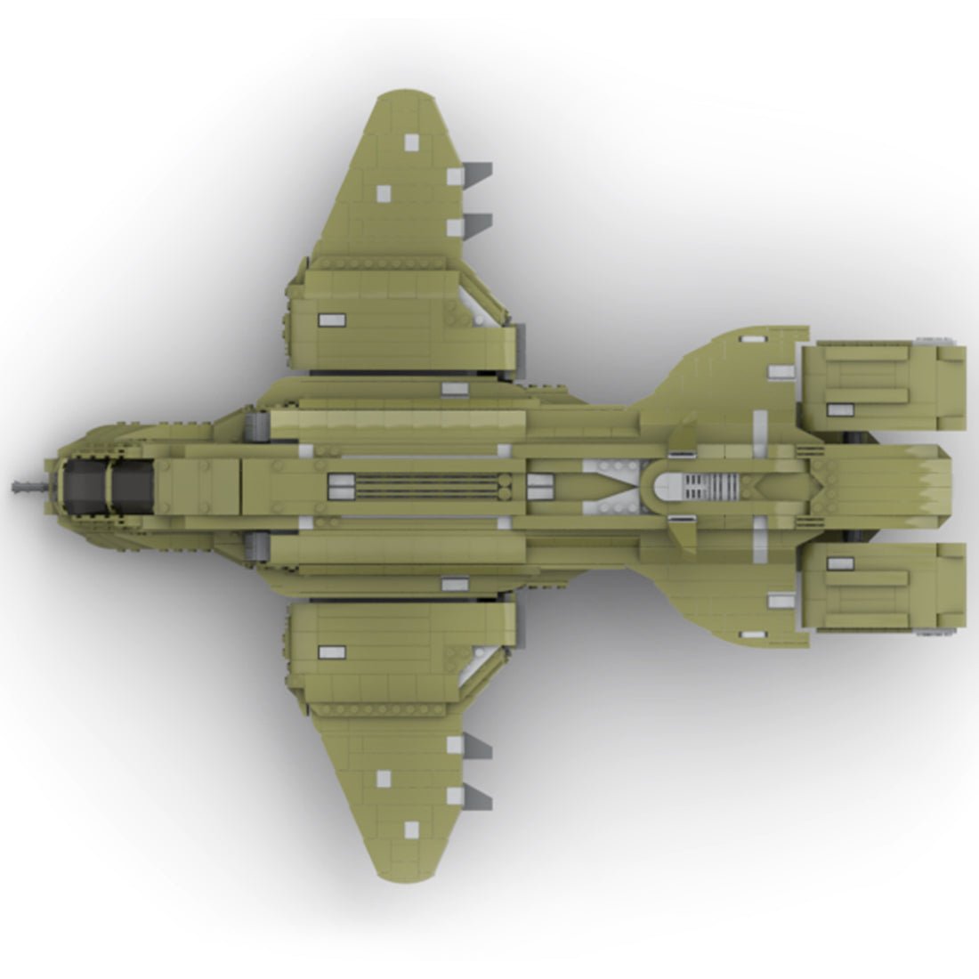 MOC - 109063 D77 Troop Carrier Vehicle Model - LesDiy - MOC