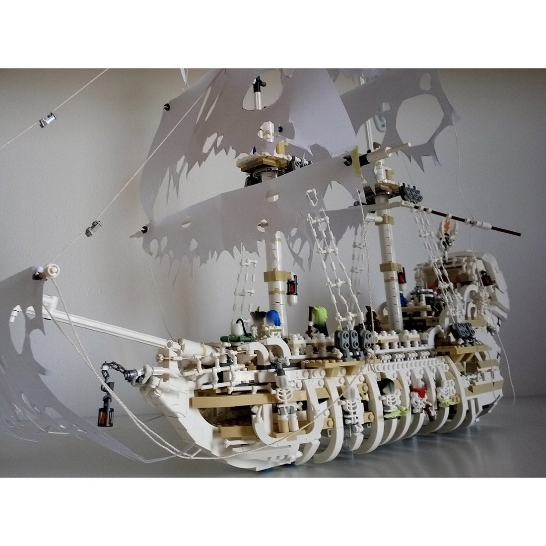 MOC-110420 The Terrifying Charon's Chest Pirate Ship Building Blocks-LesDiy-MOC-