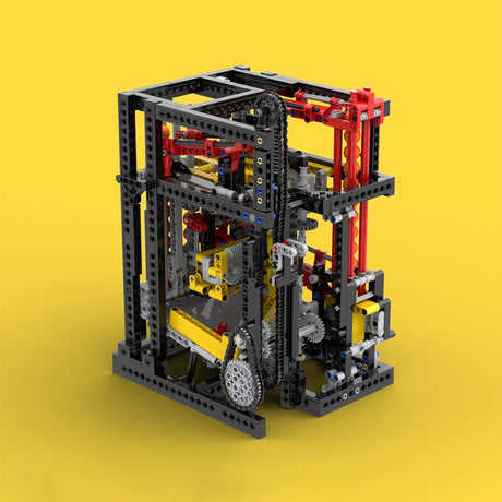 MOC-111898 Vertical Ball Clock Building Blocks-LesDiy-MOC-