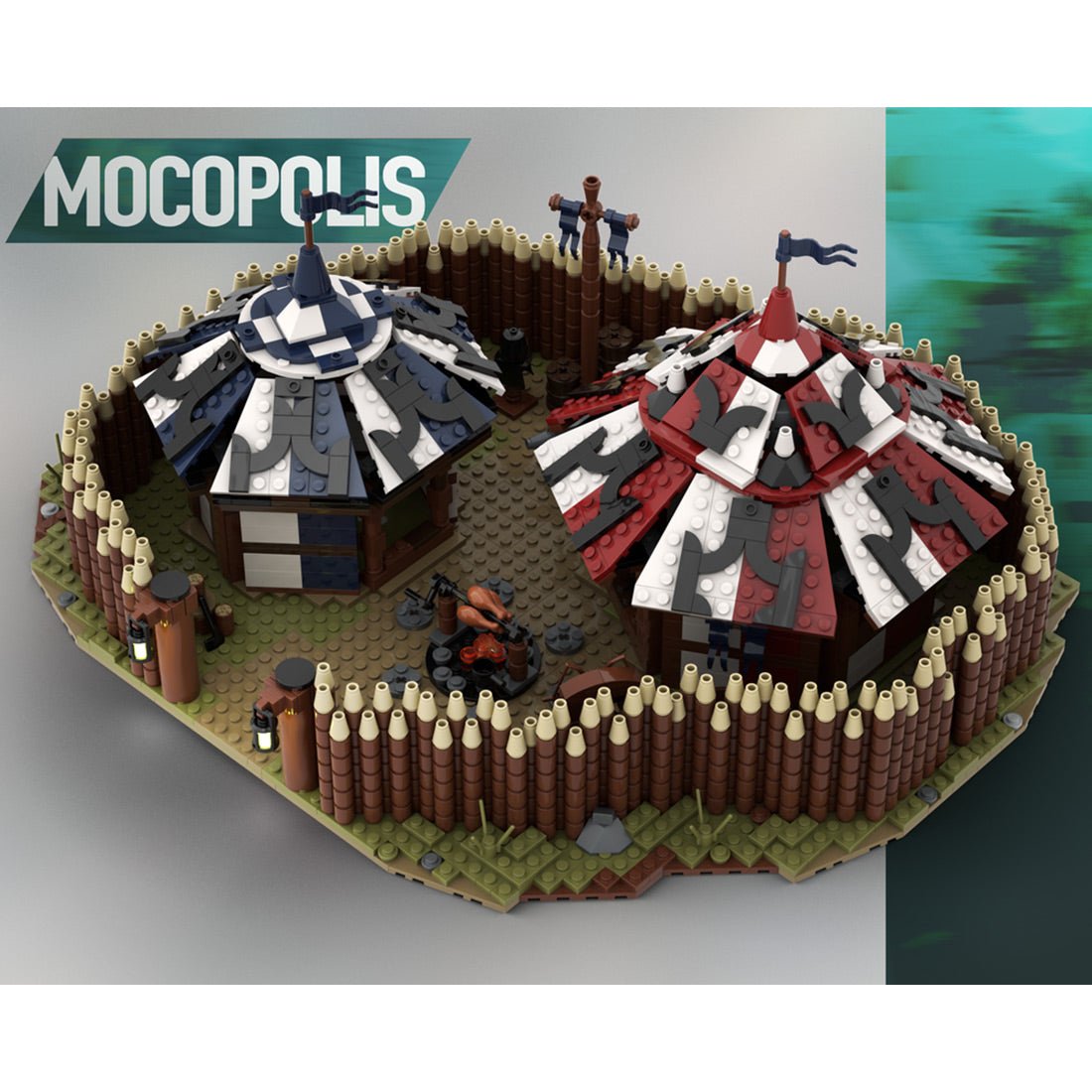 MOC - 114605 Medieval Mercenary Camp - LesDiy - 