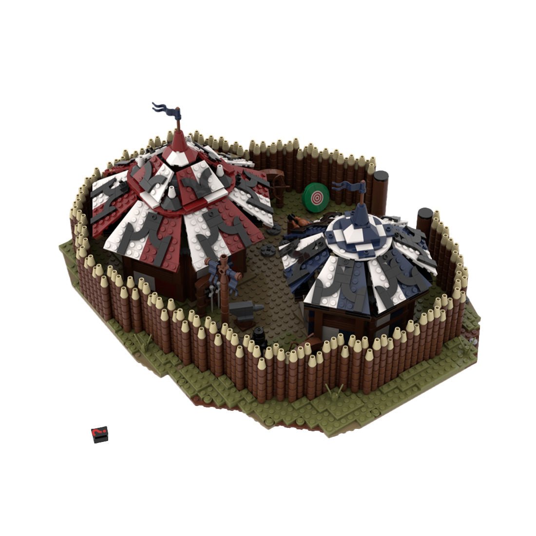 MOC - 114605 Medieval Mercenary Camp - LesDiy - 