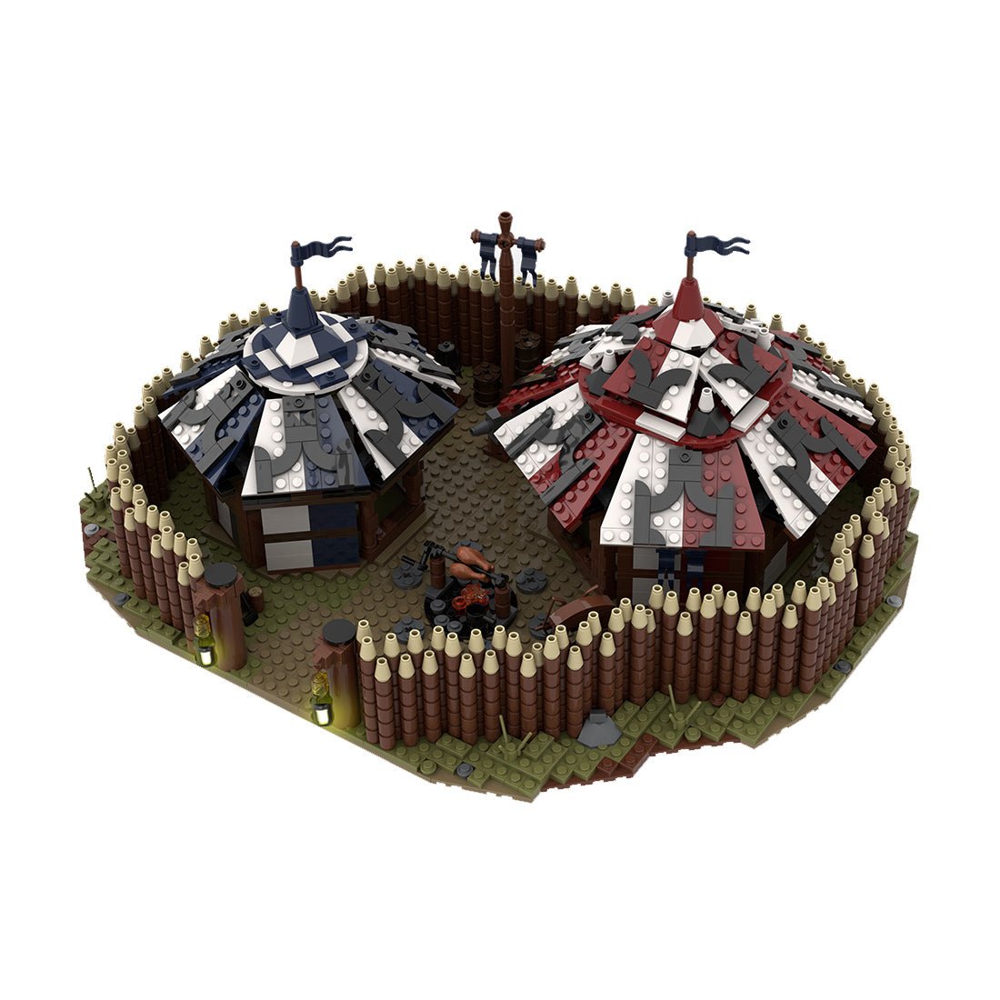 MOC - 114605 Medieval Mercenary Camp - LesDiy - 