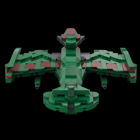 MOC - 115180 Klingon Negh'Var Warship Building Blocks - LesDiy - 
