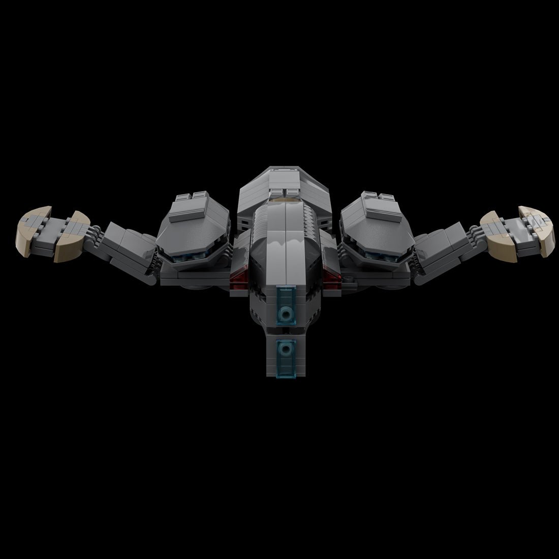 MOC - 115251 Andorian Kumari Class Spaceship Building Blocks - LesDiy - 