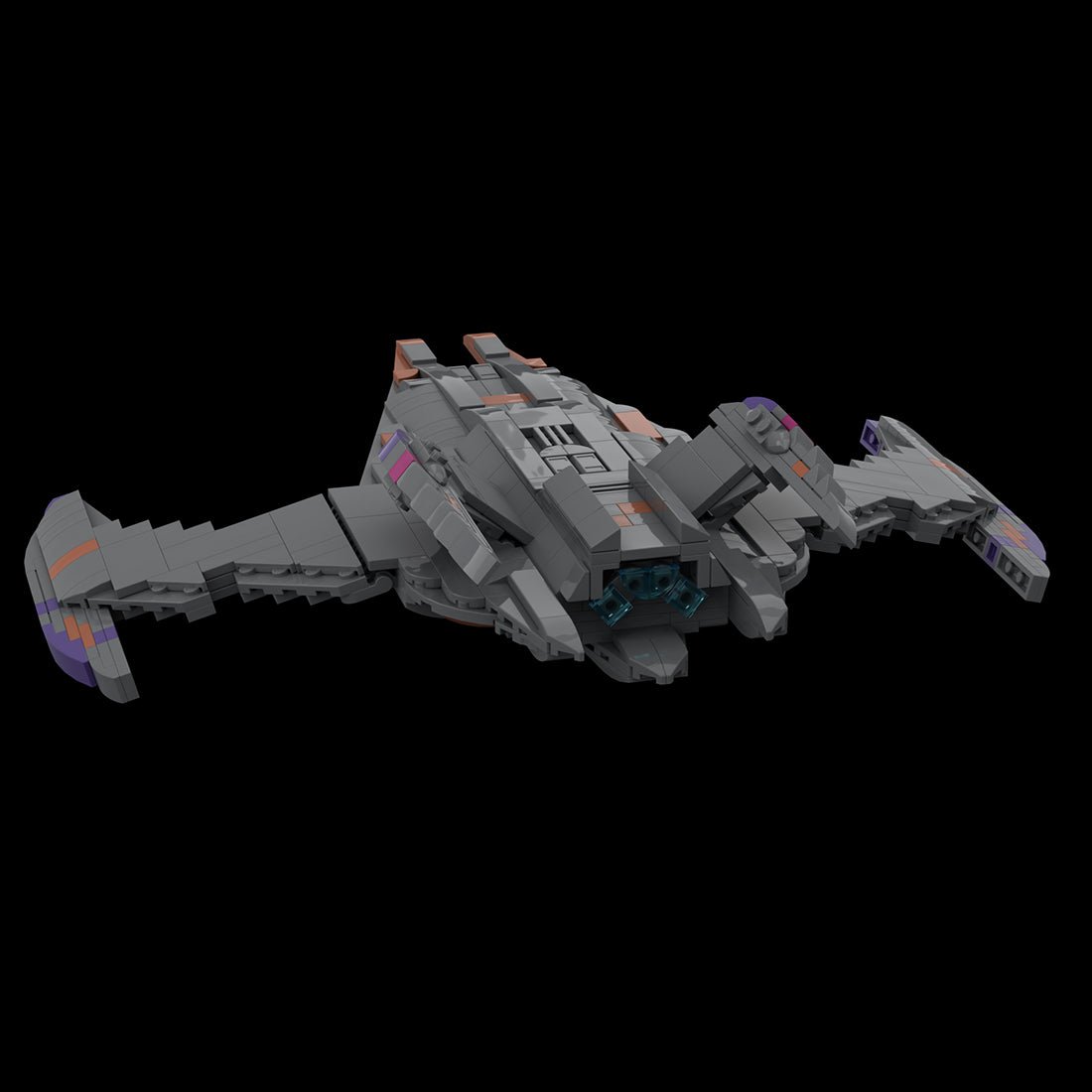 MOC - 115454 Battlecruiser Model Spaceship Building Blocks - LesDiy - 