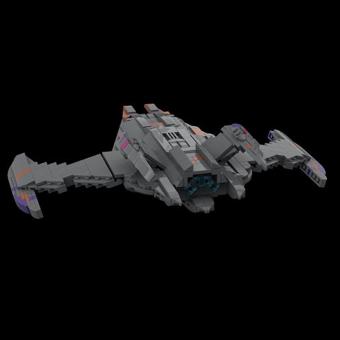 MOC - 115454 Battlecruiser Model Spaceship Building Blocks - LesDiy - 