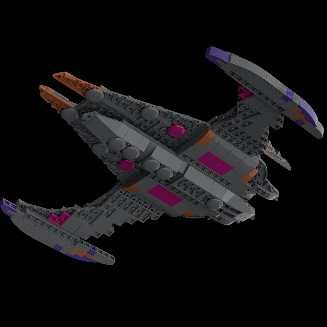 MOC - 115454 Battlecruiser Model Spaceship Building Blocks - LesDiy - 