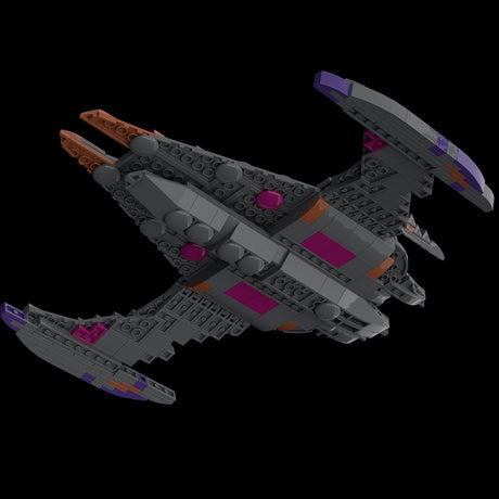 MOC - 115454 Battlecruiser Model Spaceship Building Blocks - LesDiy - 