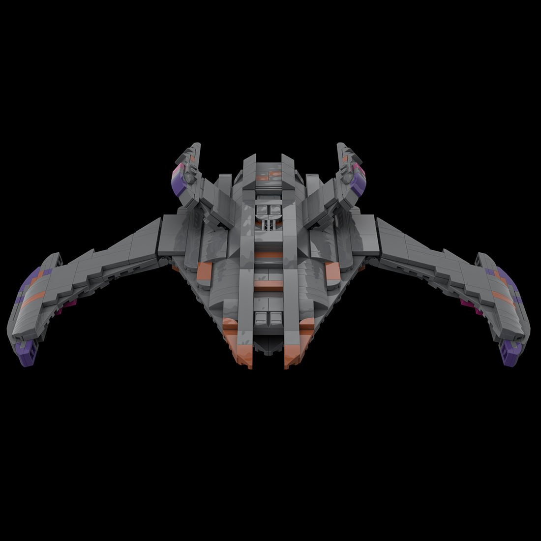 MOC - 115454 Battlecruiser Model Spaceship Building Blocks - LesDiy - 