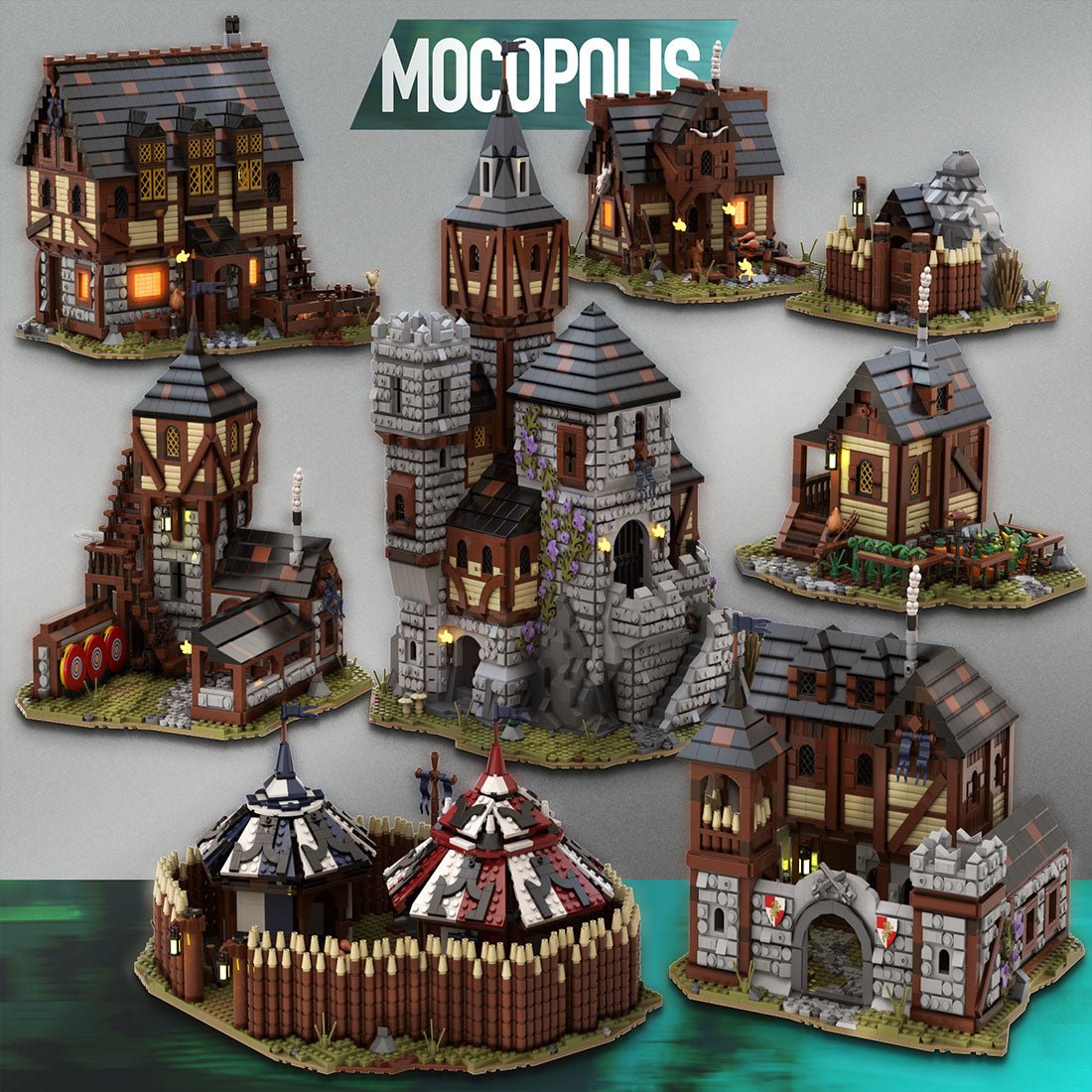 MOC - 115645 Medieval Village - LesDiy - 