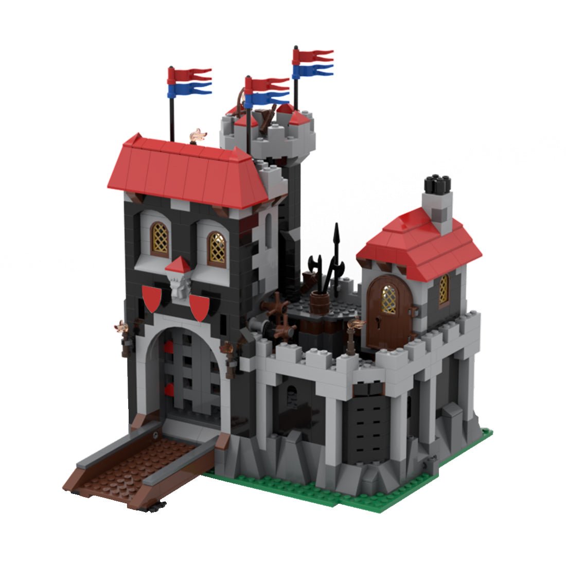 MOC - 116972 Medieval Castle Building Blocks - LesDiy - 
