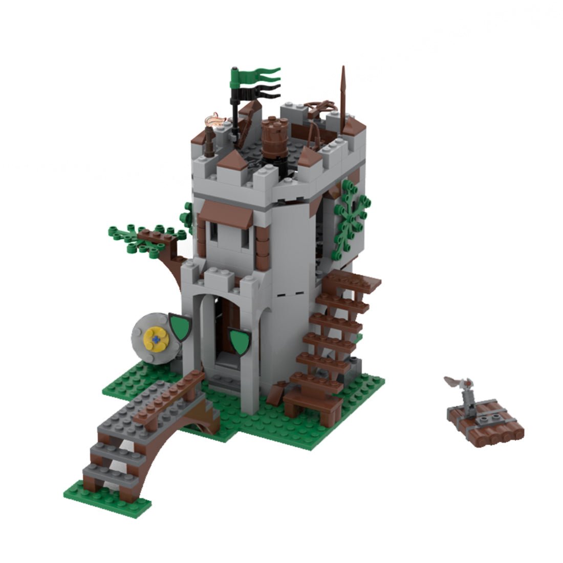MOC - 116972 Medieval Castle Building Blocks - LesDiy - 