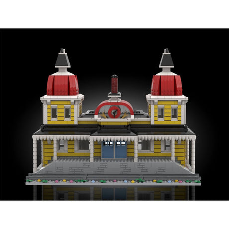 MOC - 117038 Village Central Station - LesDiy - 